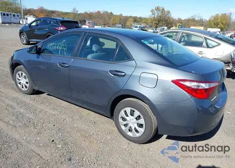 2014 Toyota Corolla L из США, поврежденный, VIN 2T1BURHE5EC196158